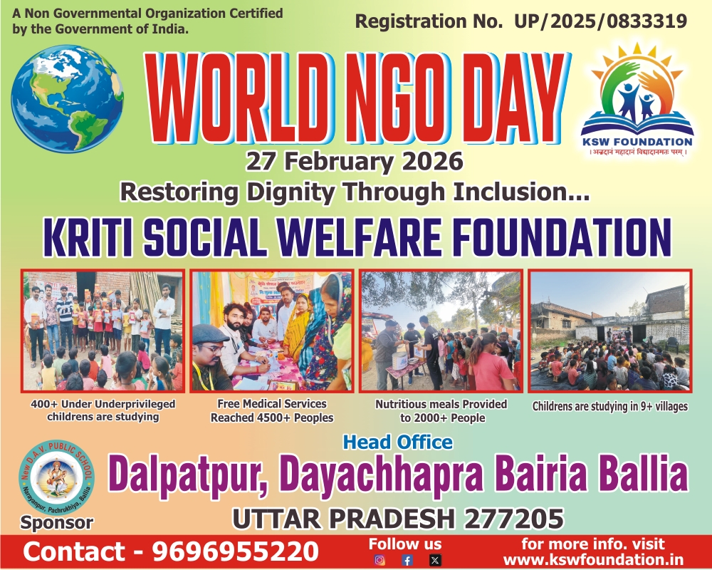 World NGO Day 2026: A Journey of Service, Dedication & Social Impact